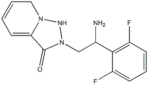 2-[2-amino-2-(2,6-difluorophenyl)ethyl]-2H,3H-[1,2,4]triazolo[3,4-a]pyridin-3-one Struktur