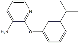 2-[3-(propan-2-yl)phenoxy]pyridin-3-amine Struktur