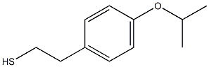 2-[4-(propan-2-yloxy)phenyl]ethane-1-thiol Struktur