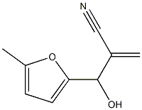 2-[hydroxy(5-methylfuran-2-yl)methyl]prop-2-enenitrile Struktur