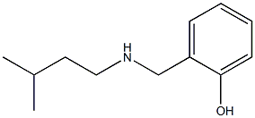 2-{[(3-methylbutyl)amino]methyl}phenol Struktur