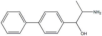 2-amino-1-(4-phenylphenyl)propan-1-ol Struktur