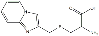 2-amino-3-[(imidazo[1,2-a]pyridin-2-ylmethyl)thio]propanoic acid Struktur