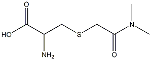 2-amino-3-{[2-(dimethylamino)-2-oxoethyl]thio}propanoic acid Struktur