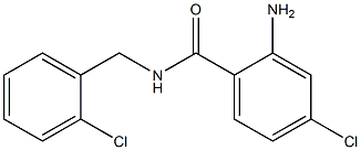 2-amino-4-chloro-N-[(2-chlorophenyl)methyl]benzamide Struktur