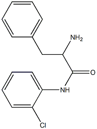 2-amino-N-(2-chlorophenyl)-3-phenylpropanamide Struktur