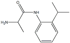 2-amino-N-(2-isopropylphenyl)propanamide Struktur