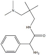 2-amino-N-[3-(dimethylamino)-2,2-dimethylpropyl]-2-phenylacetamide Struktur