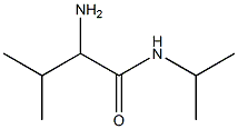 2-amino-N-isopropyl-3-methylbutanamide Struktur