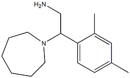 2-azepan-1-yl-2-(2,4-dimethylphenyl)ethanamine Struktur