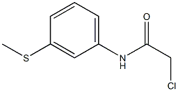 2-Chloro-N-(3-methylsulfanyl-phenyl)-acetamide Struktur