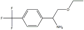 2-ethoxy-1-[4-(trifluoromethyl)phenyl]ethan-1-amine Struktur