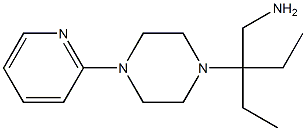 2-ethyl-2-(4-pyridin-2-ylpiperazin-1-yl)butan-1-amine Struktur