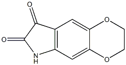 2H,3H,6H,7H,8H-[1,4]dioxino[2,3-f]indole-7,8-dione Struktur