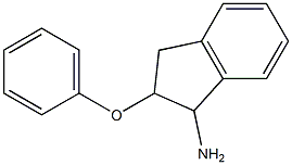 2-phenoxy-2,3-dihydro-1H-inden-1-ylamine Struktur