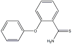 2-phenoxybenzene-1-carbothioamide Struktur