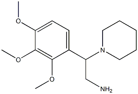 2-piperidin-1-yl-2-(2,3,4-trimethoxyphenyl)ethanamine Struktur