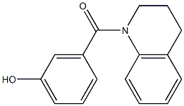 3-(1,2,3,4-tetrahydroquinolin-1-ylcarbonyl)phenol Struktur