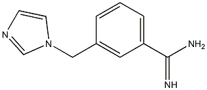 3-(1H-imidazol-1-ylmethyl)benzenecarboximidamide Struktur