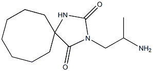 3-(2-aminopropyl)-1,3-diazaspiro[4.7]dodecane-2,4-dione Struktur