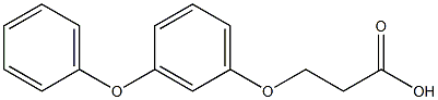 3-(3-phenoxyphenoxy)propanoic acid Struktur