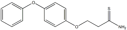 3-(4-phenoxyphenoxy)propanethioamide Struktur