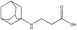 3-(adamantan-1-ylamino)propanoic acid Struktur