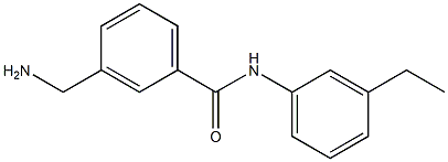 3-(aminomethyl)-N-(3-ethylphenyl)benzamide Struktur