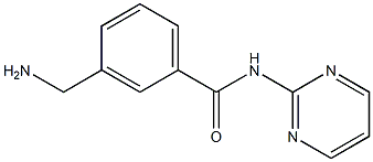 3-(aminomethyl)-N-pyrimidin-2-ylbenzamide Struktur