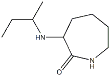 3-(butan-2-ylamino)azepan-2-one Struktur