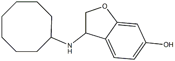 3-(cyclooctylamino)-2,3-dihydro-1-benzofuran-6-ol Struktur