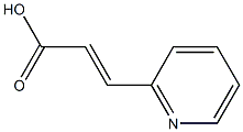 3-(pyridin-2-yl)prop-2-enoic acid Struktur