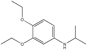 3,4-diethoxy-N-(propan-2-yl)aniline Struktur