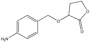 3-[(4-aminophenyl)methoxy]oxolan-2-one Struktur