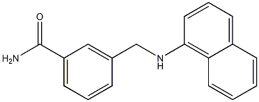 3-[(naphthalen-1-ylamino)methyl]benzamide Struktur