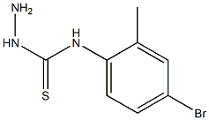 3-amino-1-(4-bromo-2-methylphenyl)thiourea Struktur