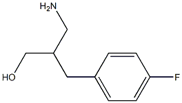 3-amino-2-[(4-fluorophenyl)methyl]propan-1-ol Struktur