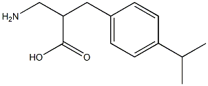 3-amino-2-{[4-(propan-2-yl)phenyl]methyl}propanoic acid Struktur