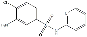 3-amino-4-chloro-N-(pyridin-2-yl)benzene-1-sulfonamide Struktur