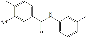 3-amino-4-methyl-N-(3-methylphenyl)benzamide Struktur