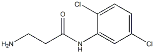 3-amino-N-(2,5-dichlorophenyl)propanamide Struktur