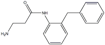 3-amino-N-(2-benzylphenyl)propanamide Struktur