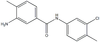 3-amino-N-(3-chloro-4-methylphenyl)-4-methylbenzamide Struktur