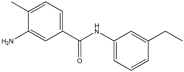 3-amino-N-(3-ethylphenyl)-4-methylbenzamide Struktur