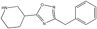 3-benzyl-5-(piperidin-3-yl)-1,2,4-oxadiazole Struktur