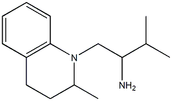 3-methyl-1-(2-methyl-1,2,3,4-tetrahydroquinolin-1-yl)butan-2-amine Struktur