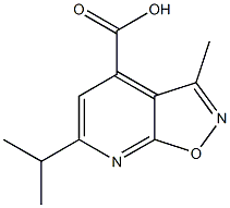 3-methyl-6-(propan-2-yl)pyrido[3,2-d][1,2]oxazole-4-carboxylic acid Struktur