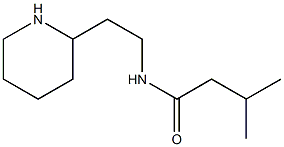 3-methyl-N-(2-piperidin-2-ylethyl)butanamide Struktur