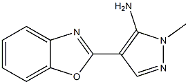 4-(1,3-benzoxazol-2-yl)-1-methyl-1H-pyrazol-5-amine Struktur