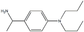 4-(1-aminoethyl)-N,N-dipropylaniline Struktur